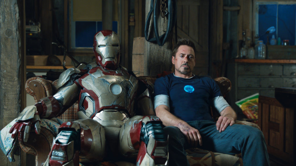 Marvel Cinematic Universe Iron Man 3 Tony Stark/Iron Man (Robert Downey Jr.) Film Frame ©Marvel Studios 2013