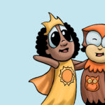 Sunny and Owl Girl: Caramel and Cheese