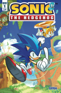 Sonic The Hedgehog #1 cover