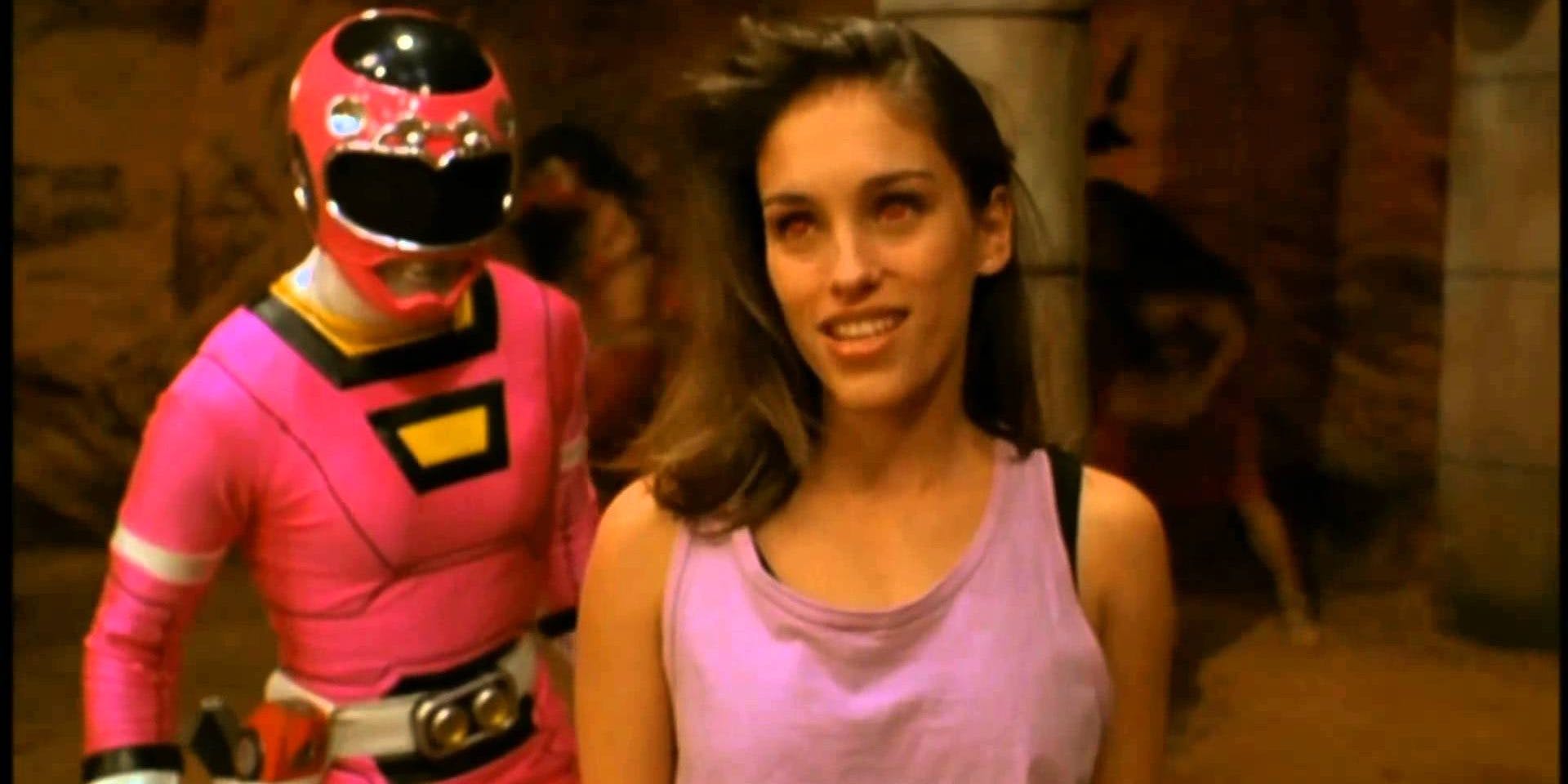 Mind Controlled Kimberly in Turbo: A Power Rangers Movie.