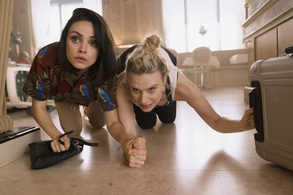 Still of Mila Kunis and Kate McKinnon in "The Spy Who Dumped Me" (2018)