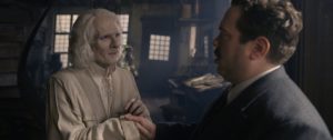 Still of Brontis Jodorowsky and Dan Folger in Fantastic Beasts: the Crimes of Grindelwald